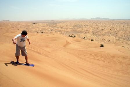 Sand Boarding in Dubai Sand Boarding in Dubai