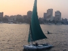 sailing in the nile in Egypt